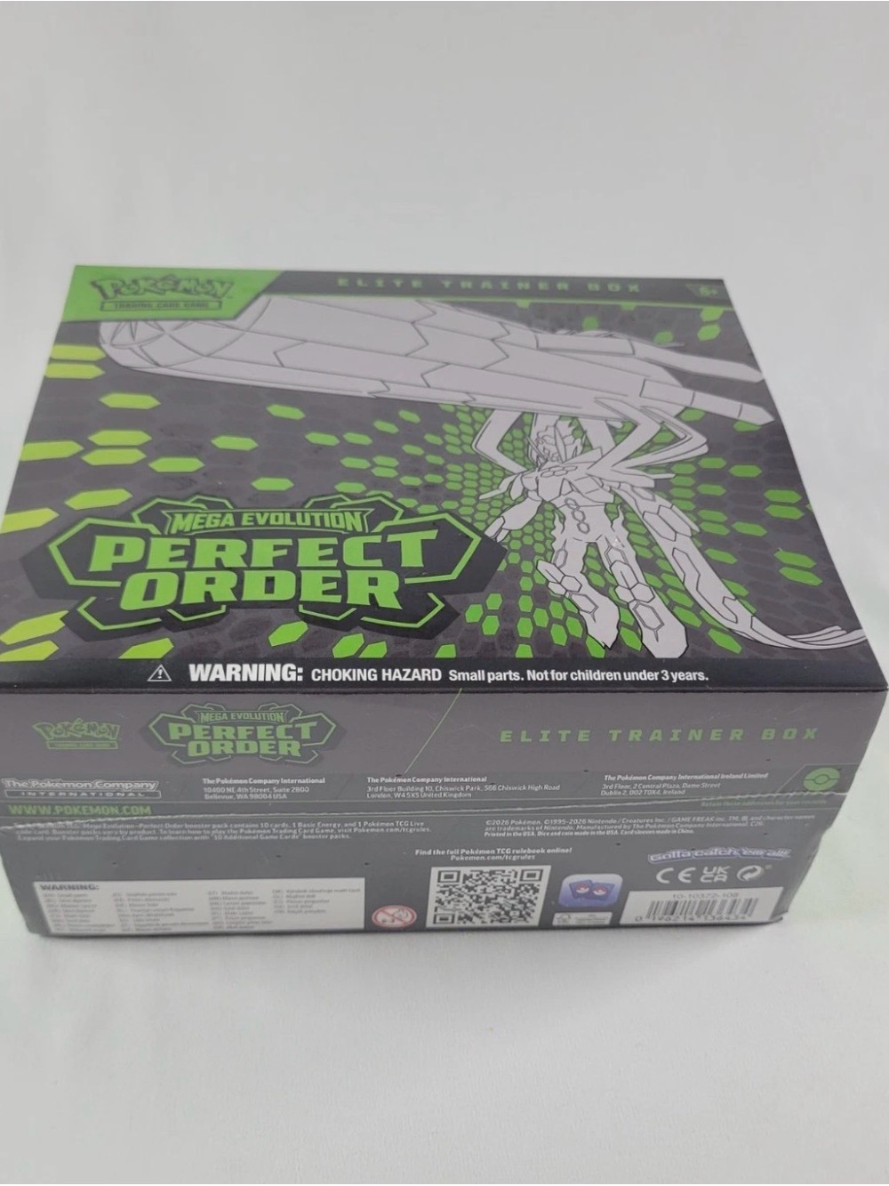 Pokemon Mega Evolution Perfect Order Elite Trainer Box - Green, Black